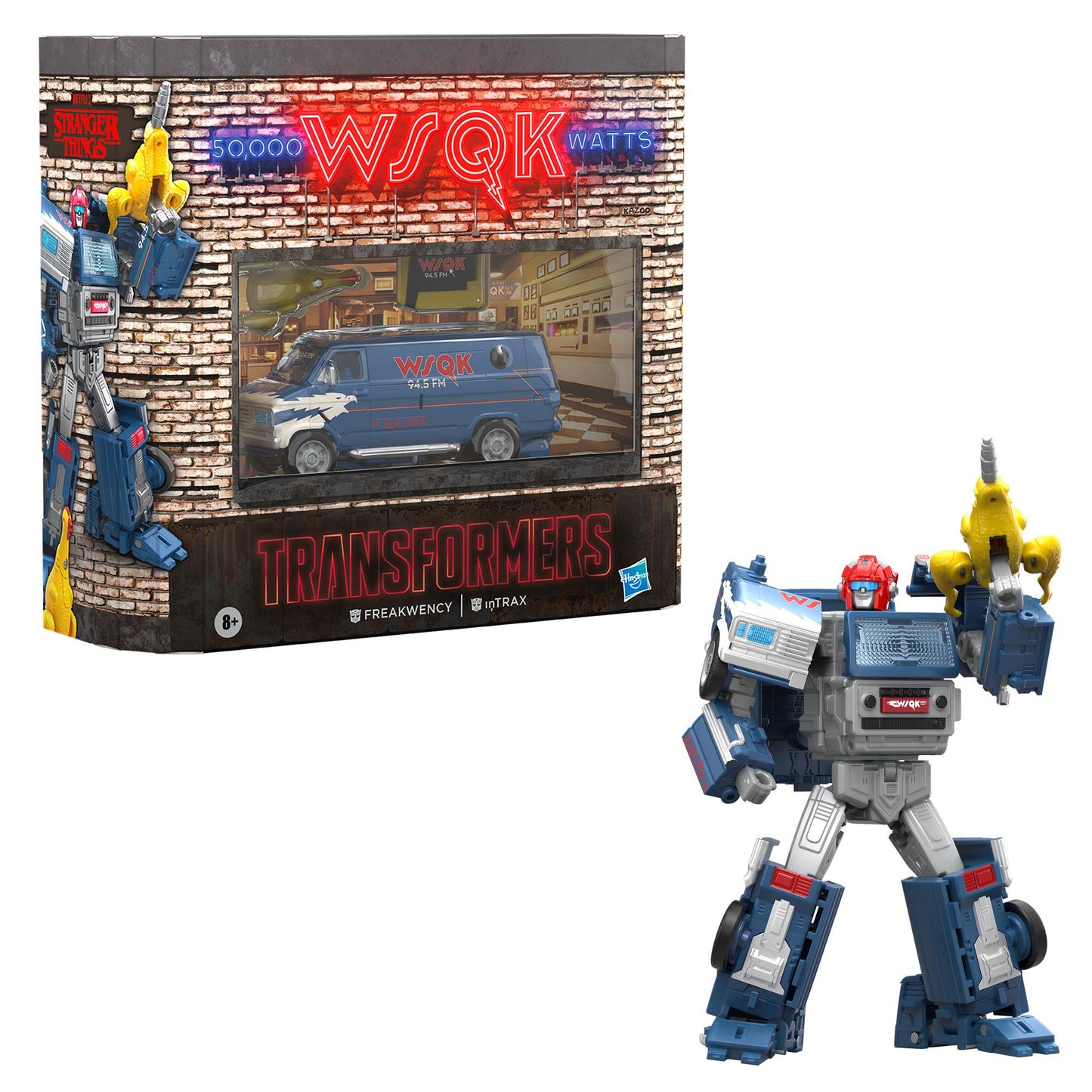 Transformers - Collaborative Strangers Things Freakwency & 8-Trax Figures