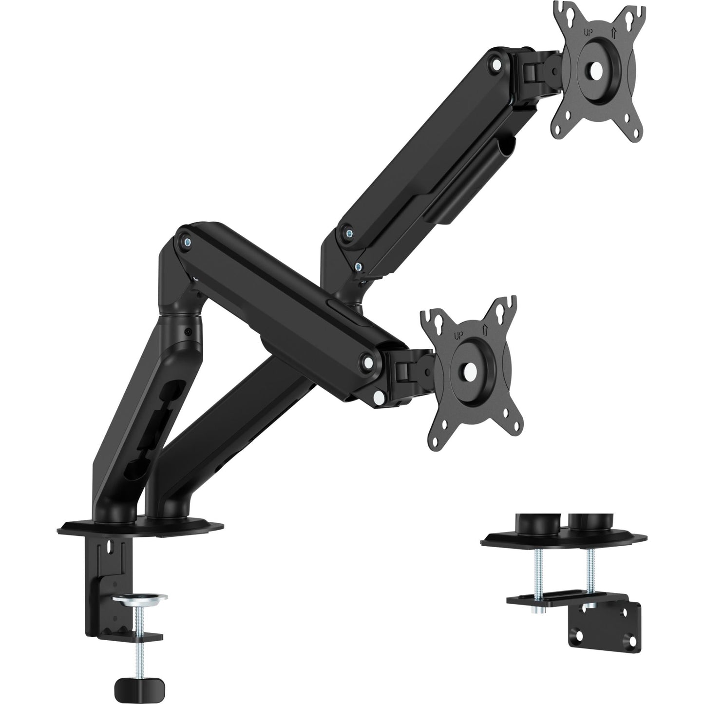 Ergovida Spring Balance Double Monitor Arm Single (Black)