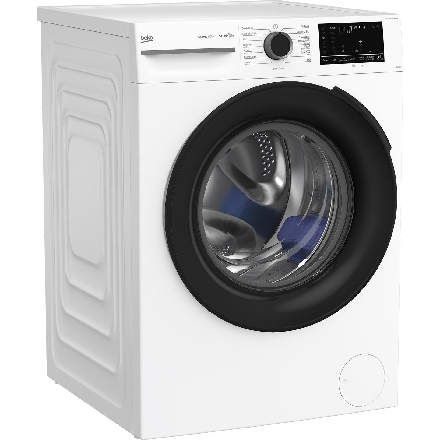 Beko BFLB1010W 10kg Front Load Washer with Steam