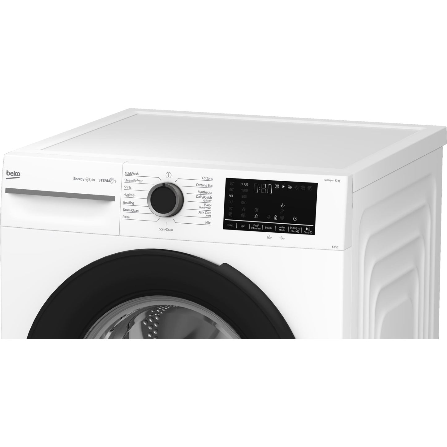 Beko BFLB1010W 10kg Front Load Washer with Steam