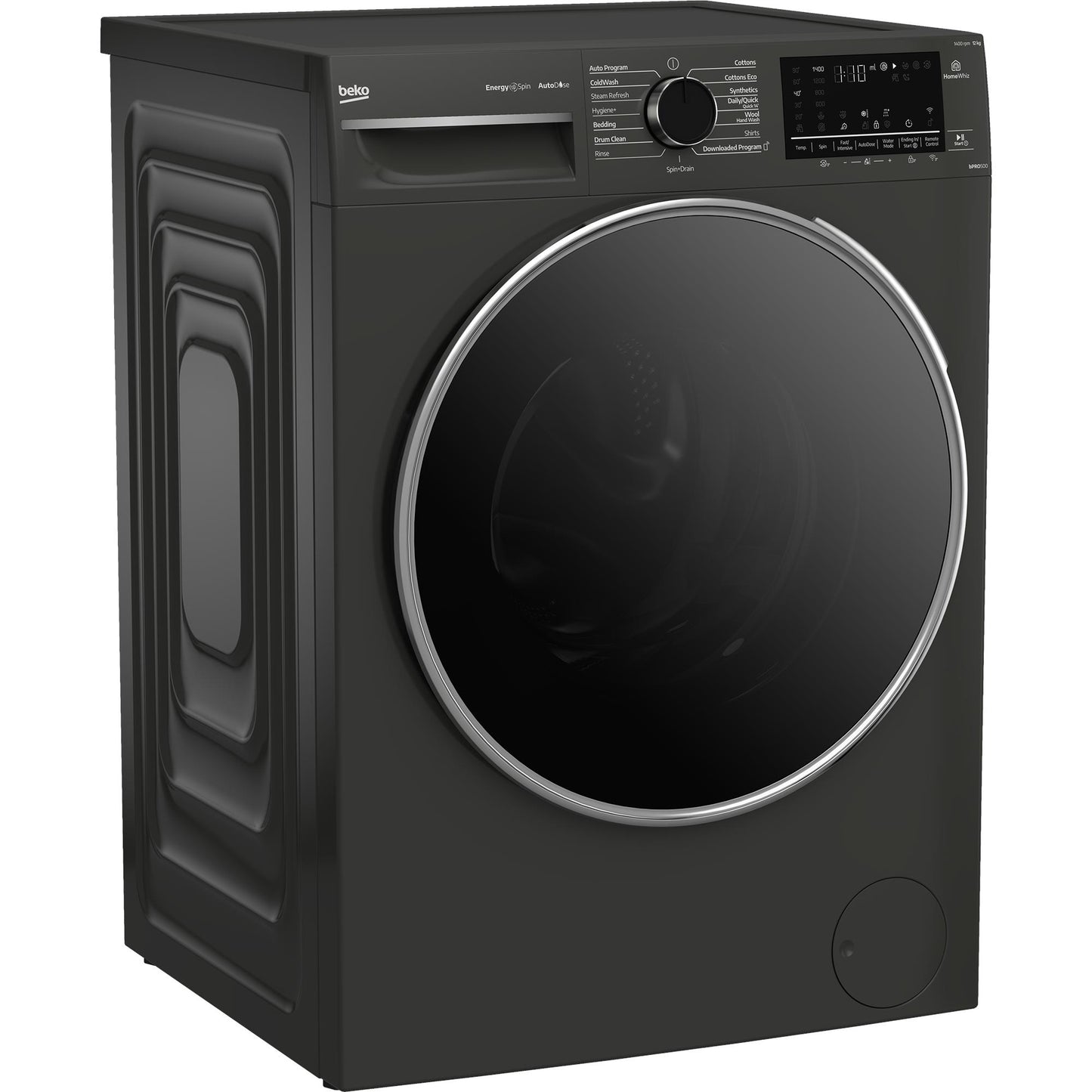 Beko BFLB123ADG 12kg Front Load Washer with AutoDose and Steam