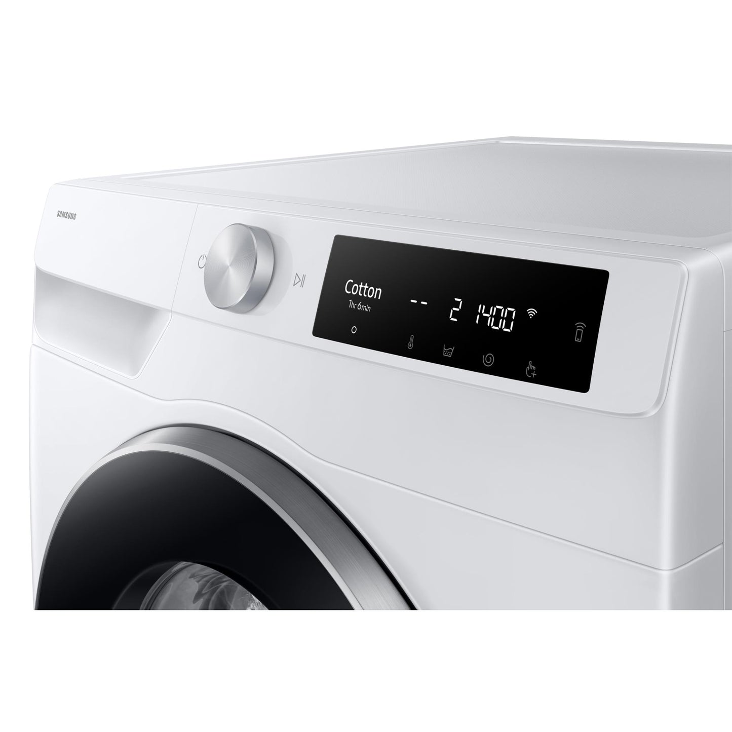 Samsung WW90DG6U3ALE 9kg Smart Super Speed Front Load Washer (White)