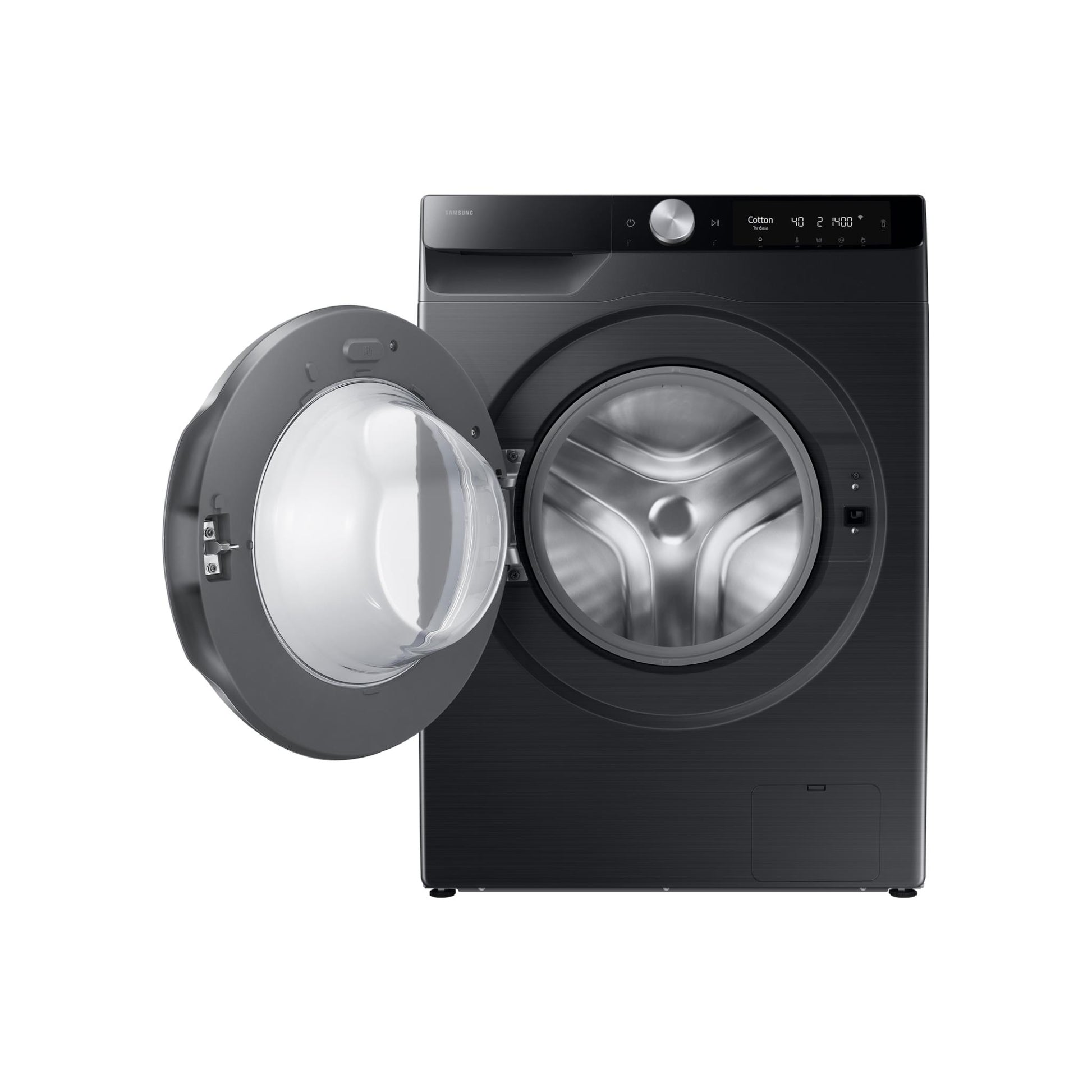 Samsung WW90DG6U3ALB 9kg Smart Super Speed Front Load Washer (Black)
