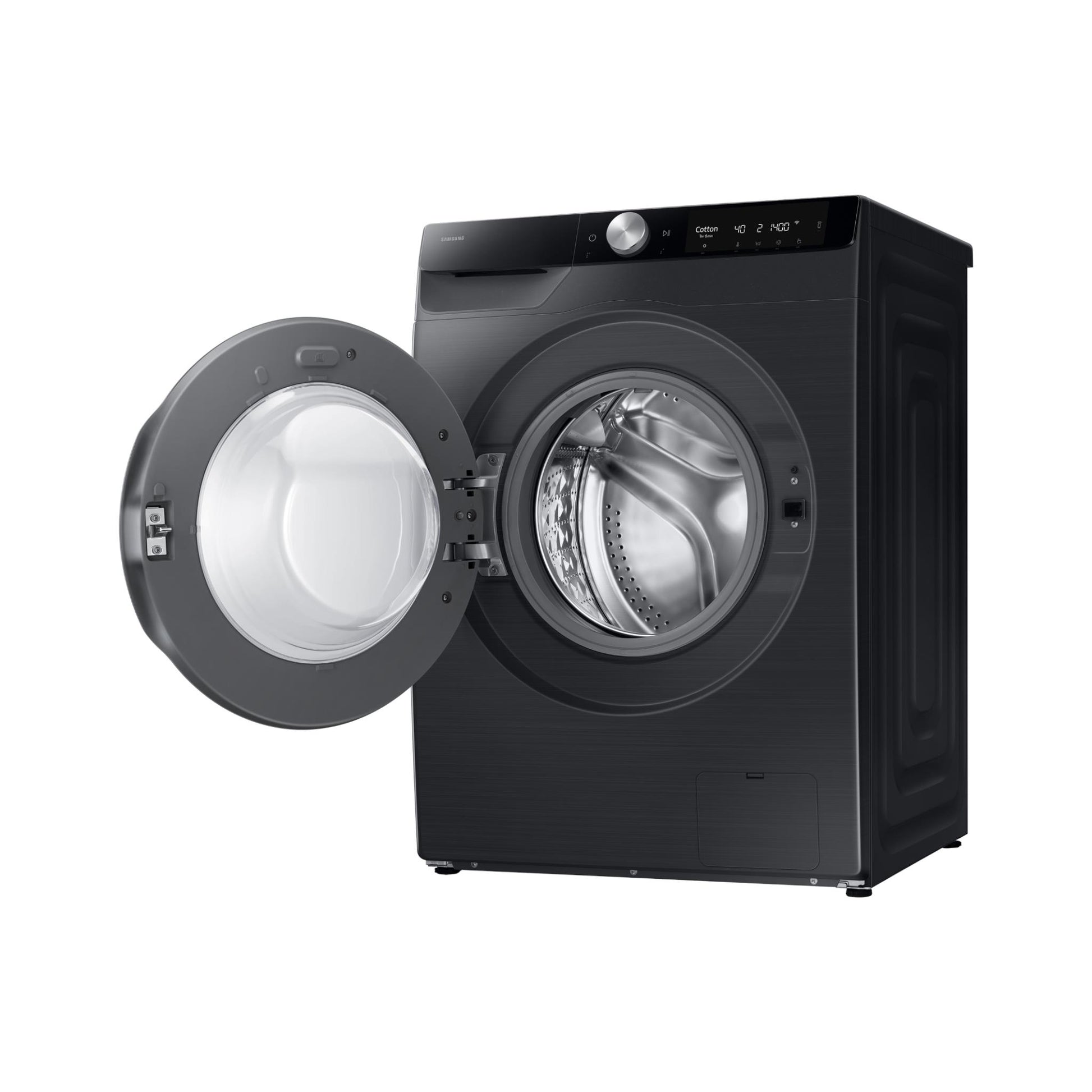 Samsung WW90DG6U3ALB 9kg Smart Super Speed Front Load Washer (Black)