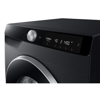 Samsung WW90DG6U3ALB 9kg Smart Super Speed Front Load Washer (Black)