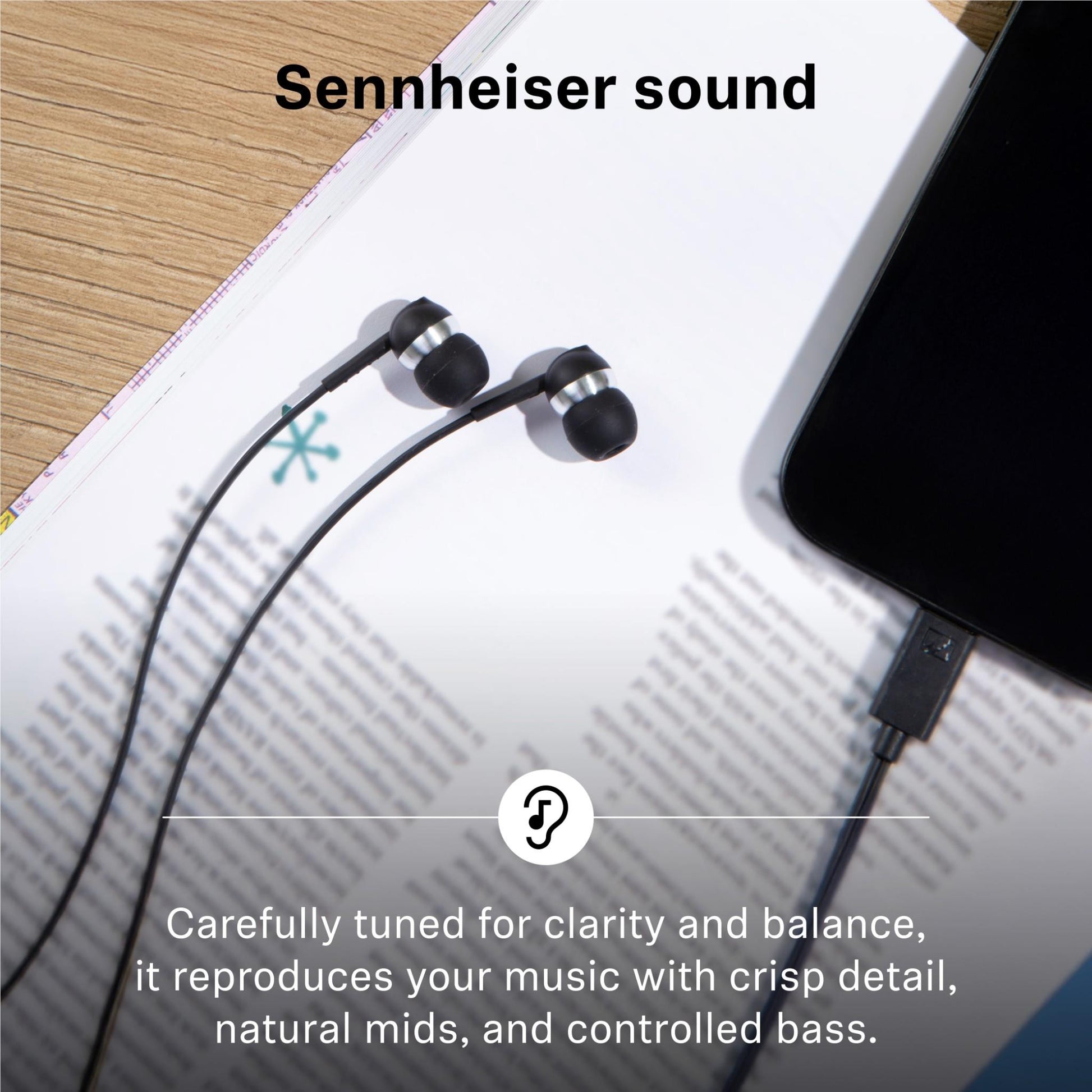 Sennheiser CX 80U Wired USB-C In-Ear Headphones (Black)