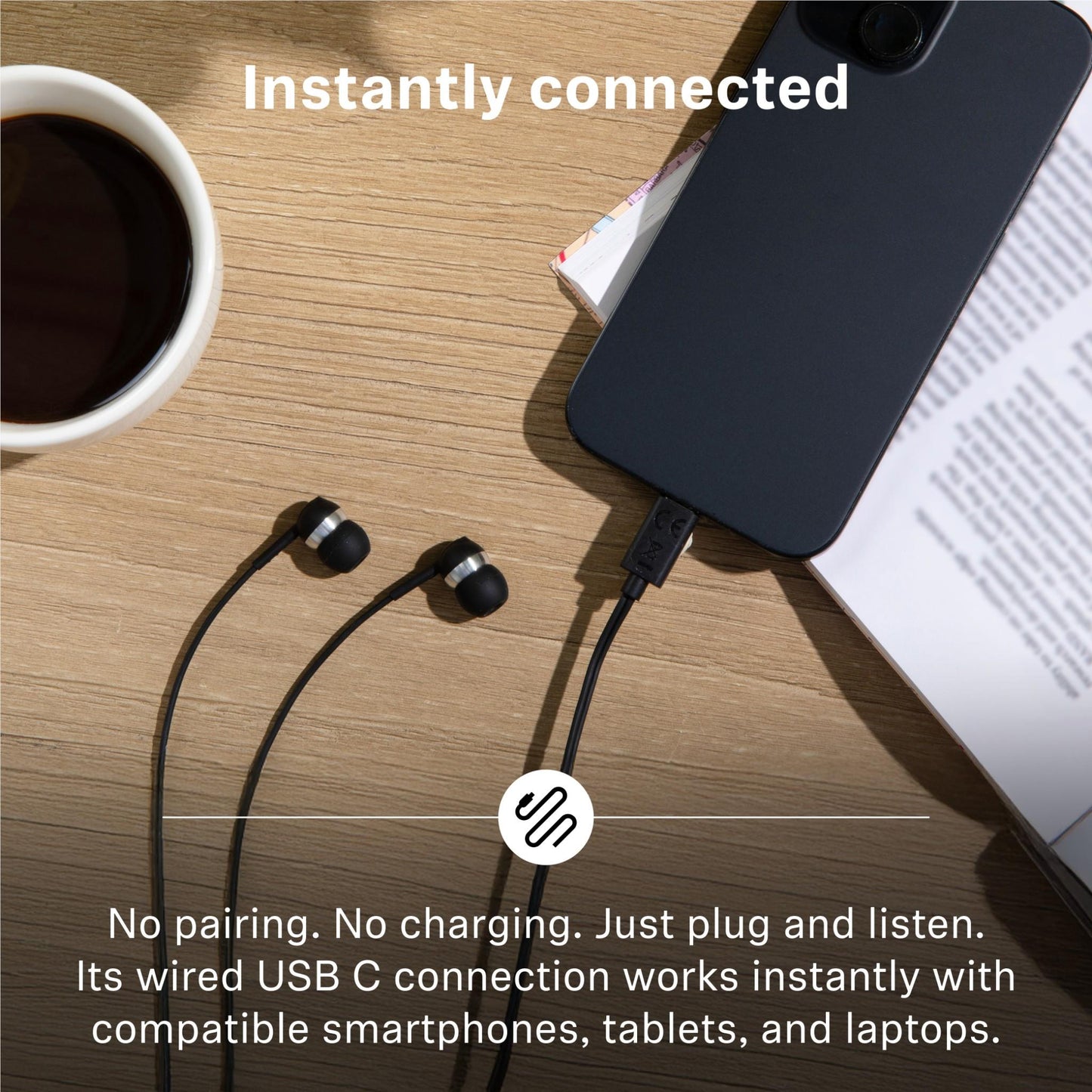 Sennheiser CX 80U Wired USB-C In-Ear Headphones (Black)