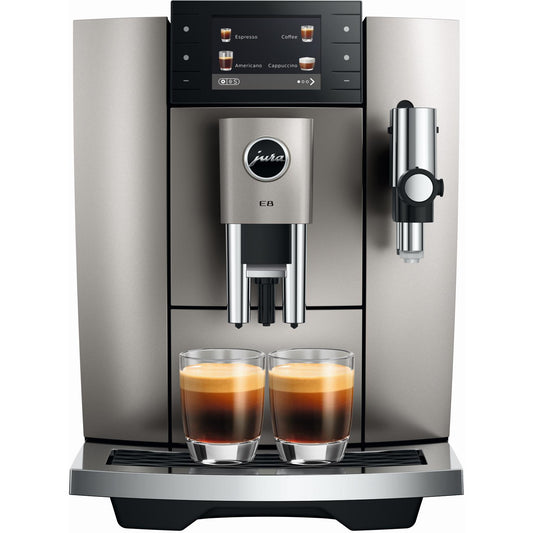 Jura E8 Fully Automatic Coffee Machine (Silver)
