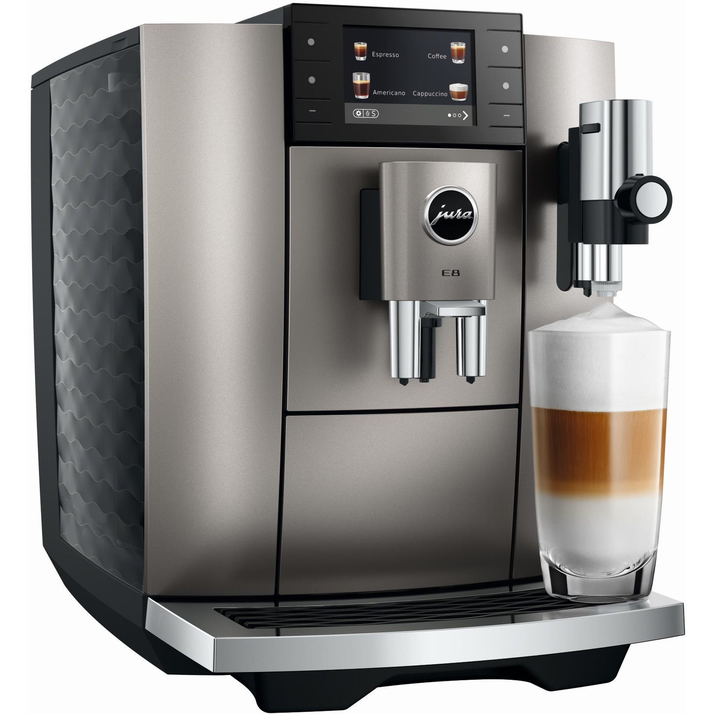 Jura E8 Fully Automatic Coffee Machine (Silver)