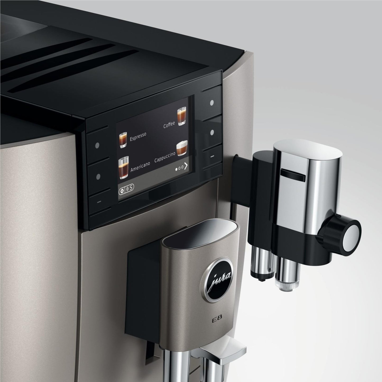 Jura E8 Fully Automatic Coffee Machine (Silver)