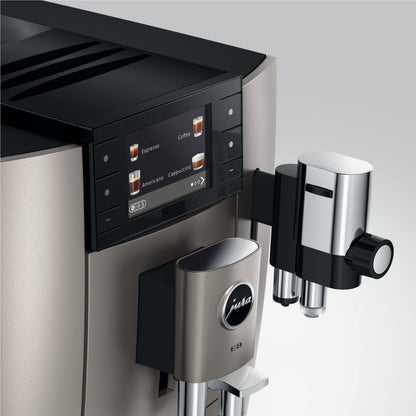 Jura E8 Fully Automatic Coffee Machine (Silver)