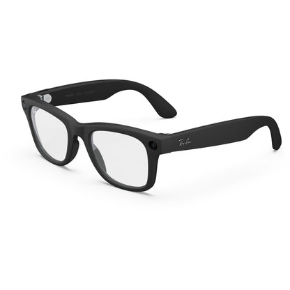 Ray-Ban | Meta Wayfarer Large Gen 2 AI Glasses (Matte Black/Clear)