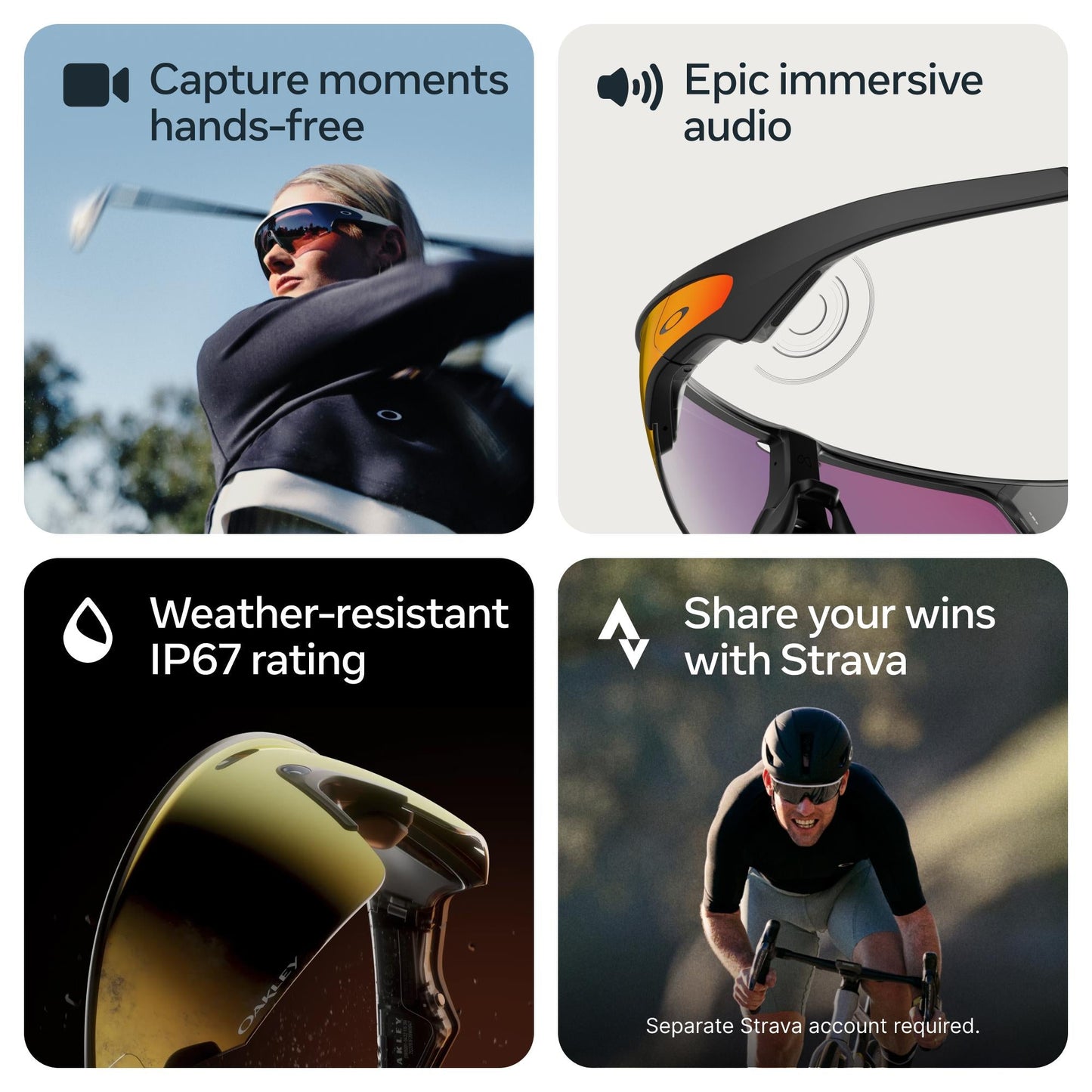 Oakley | Meta Vanguard AI Glasses (Black Prizm/Transitions Ember)