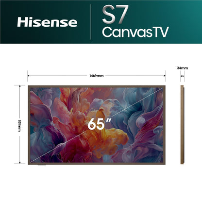 Hisense 65'' S7SAU 4K Hi-QLED CanvasTV [2026]