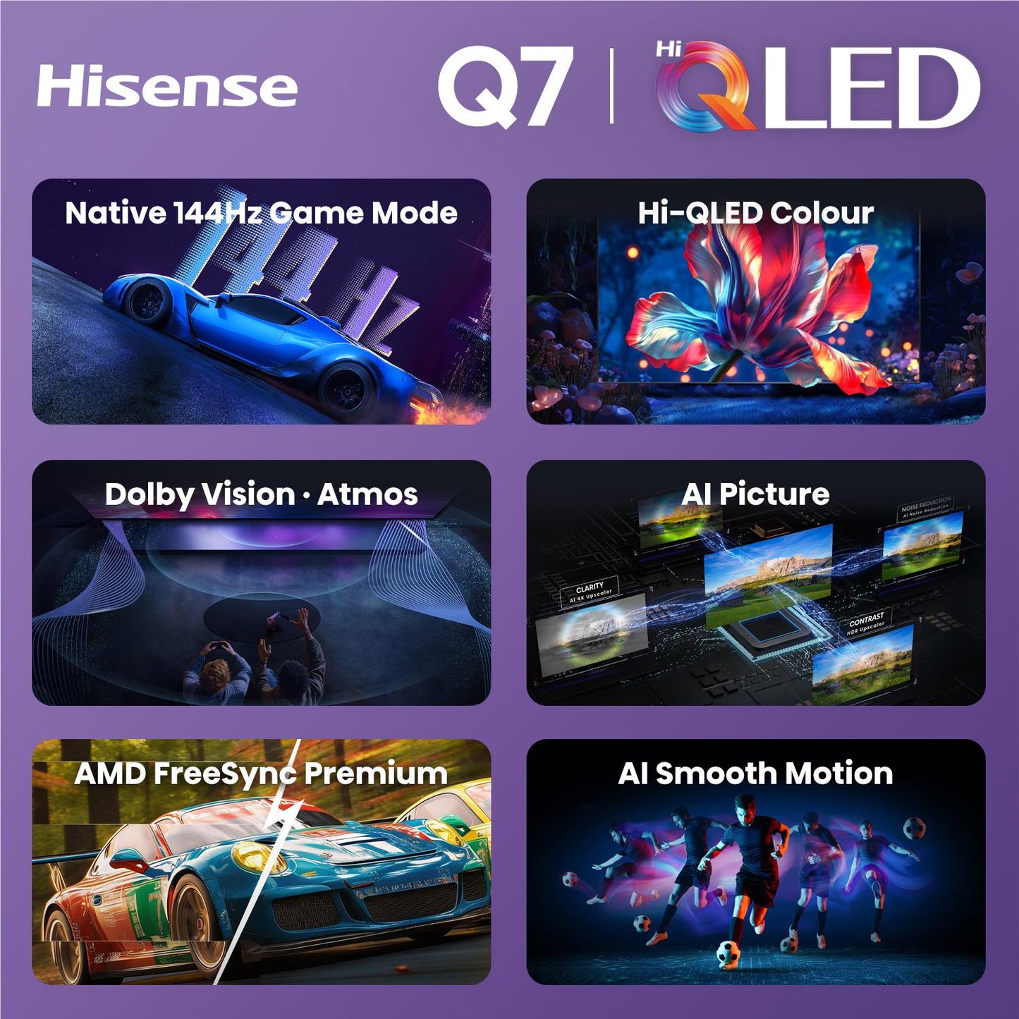 Hisense 100" Q7SAU 4K Hi-QLED Smart TV [2026]
