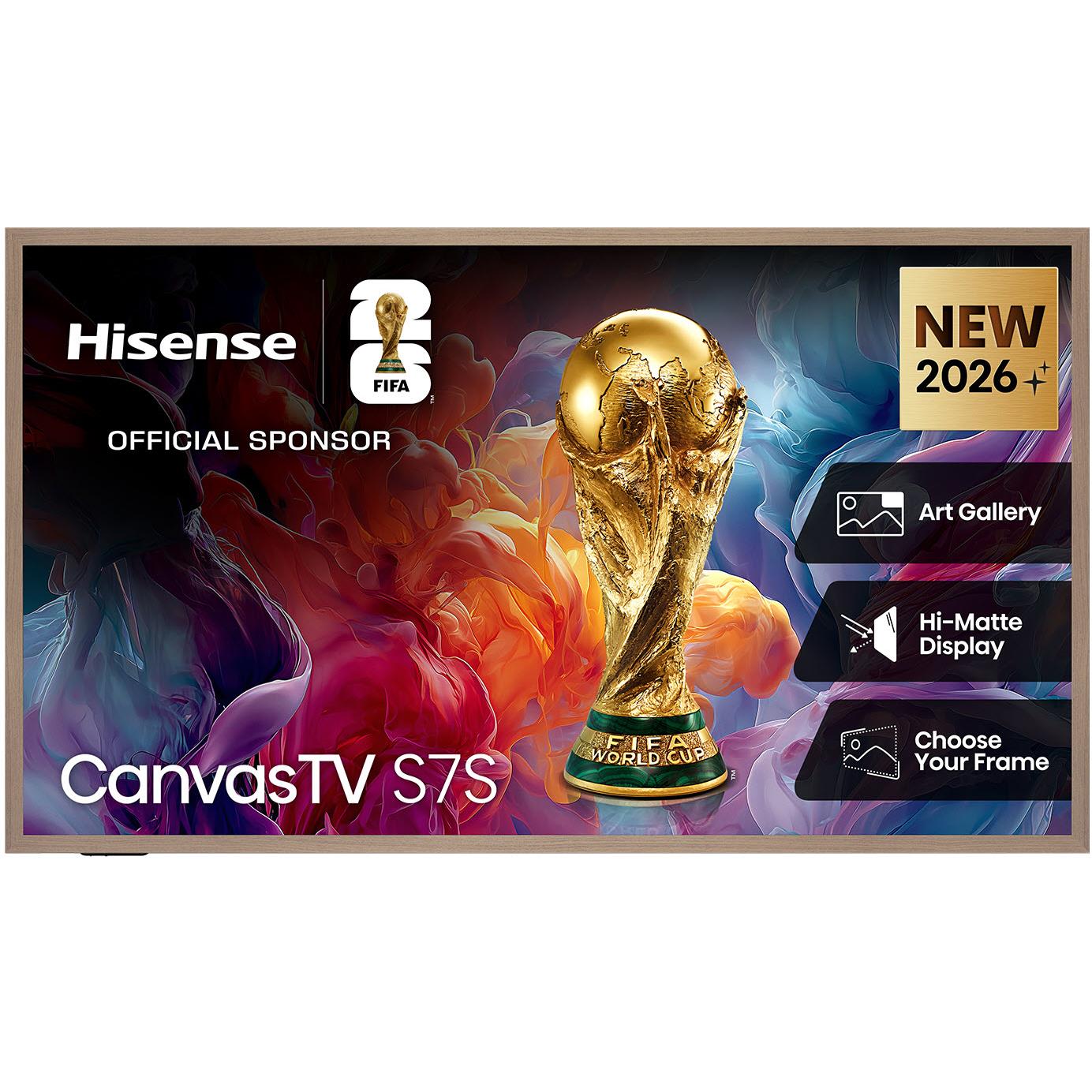 Hisense 75'' S7SAU 4K Hi-QLED CanvasTV [2026]