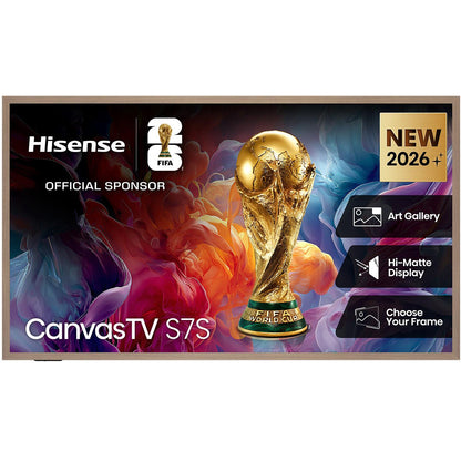 Hisense 75'' S7SAU 4K Hi-QLED CanvasTV [2026]