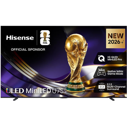 Hisense 100" U7SAU Mini LED Hi-QLED 4K Smart AI TV [2026]