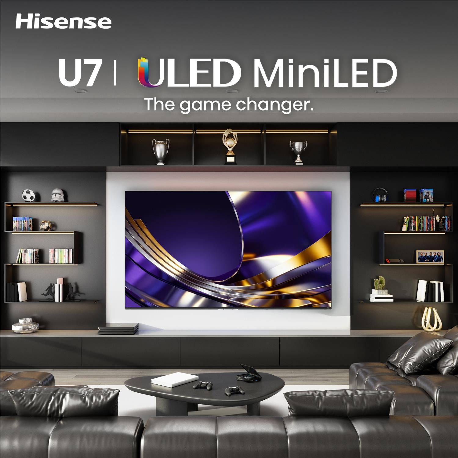 Hisense 65" U7SAU Mini LED Hi-QLED 4K Smart AI TV [2026]