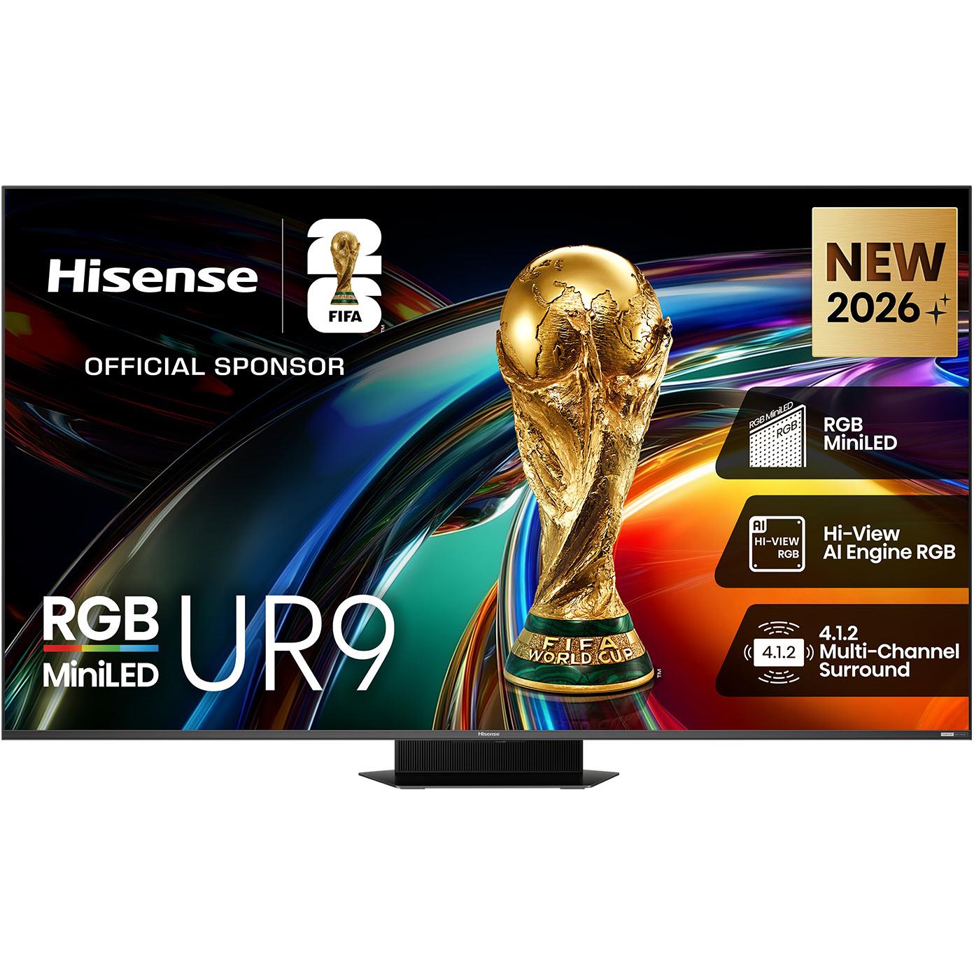 Hisense 65" UR9SAU ULED 4K UHD RGB Mini-LED Smart TV [2026]