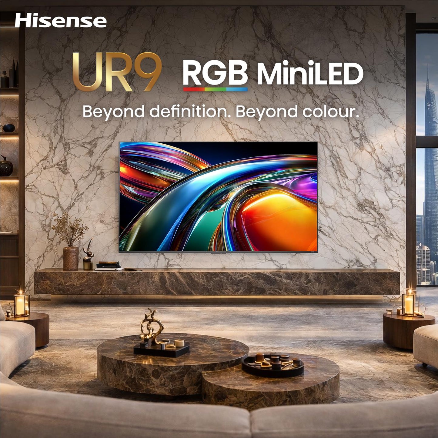Hisense 65" UR9SAU ULED 4K UHD RGB Mini-LED Smart TV [2026]