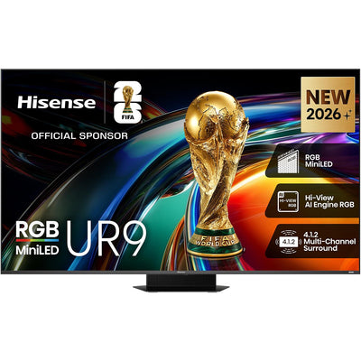 Hisense 75" UR9SAU ULED 4K UHD RGB Mini-LED Smart TV [2026]