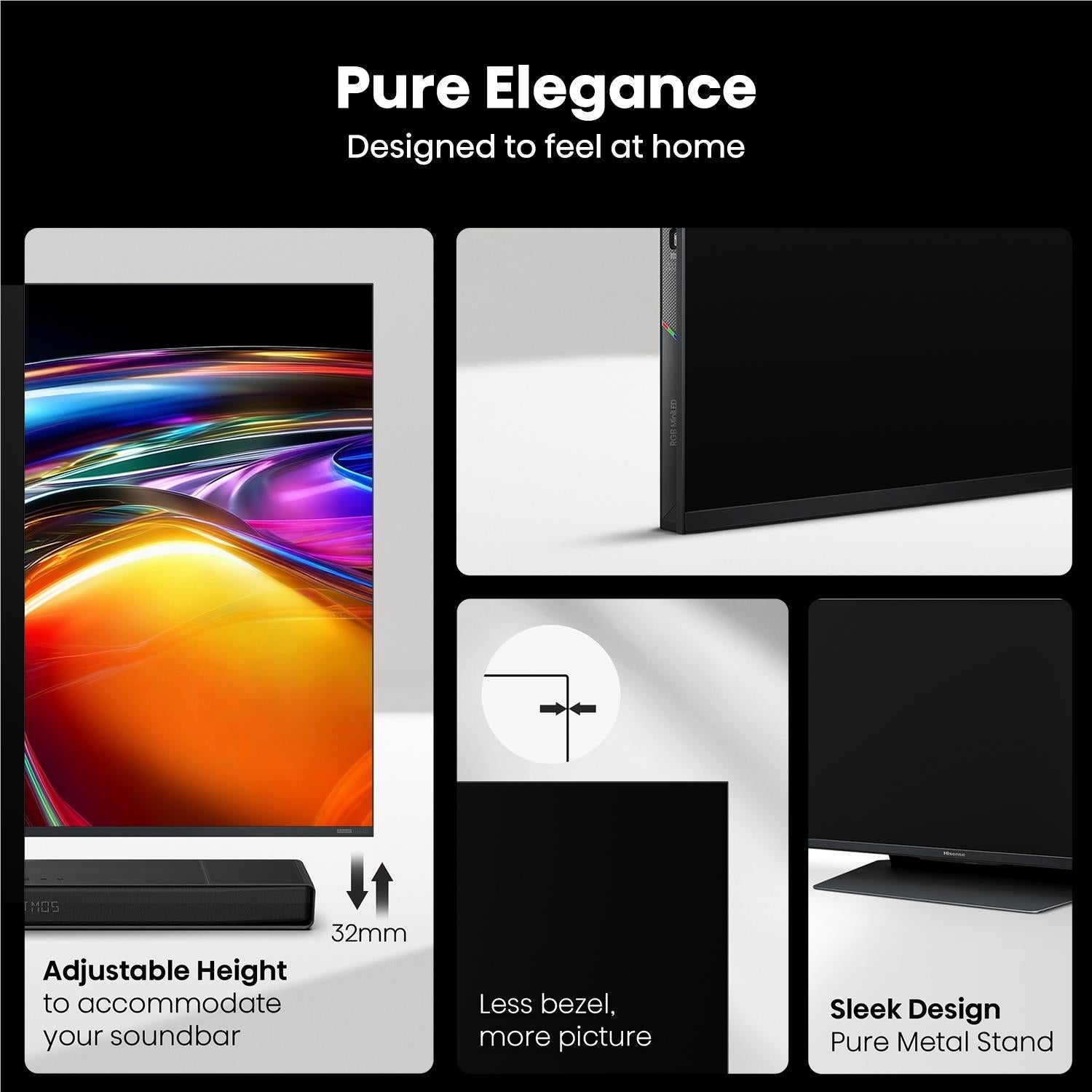 Hisense 75" UR9SAU ULED 4K UHD RGB Mini-LED Smart TV [2026]