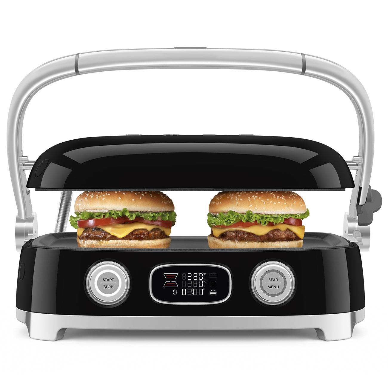 Smeg 50's Style Retro 3-in1 MultiGrill (Black)