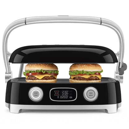 Smeg 50's Style Retro 3-in1 MultiGrill (Black)