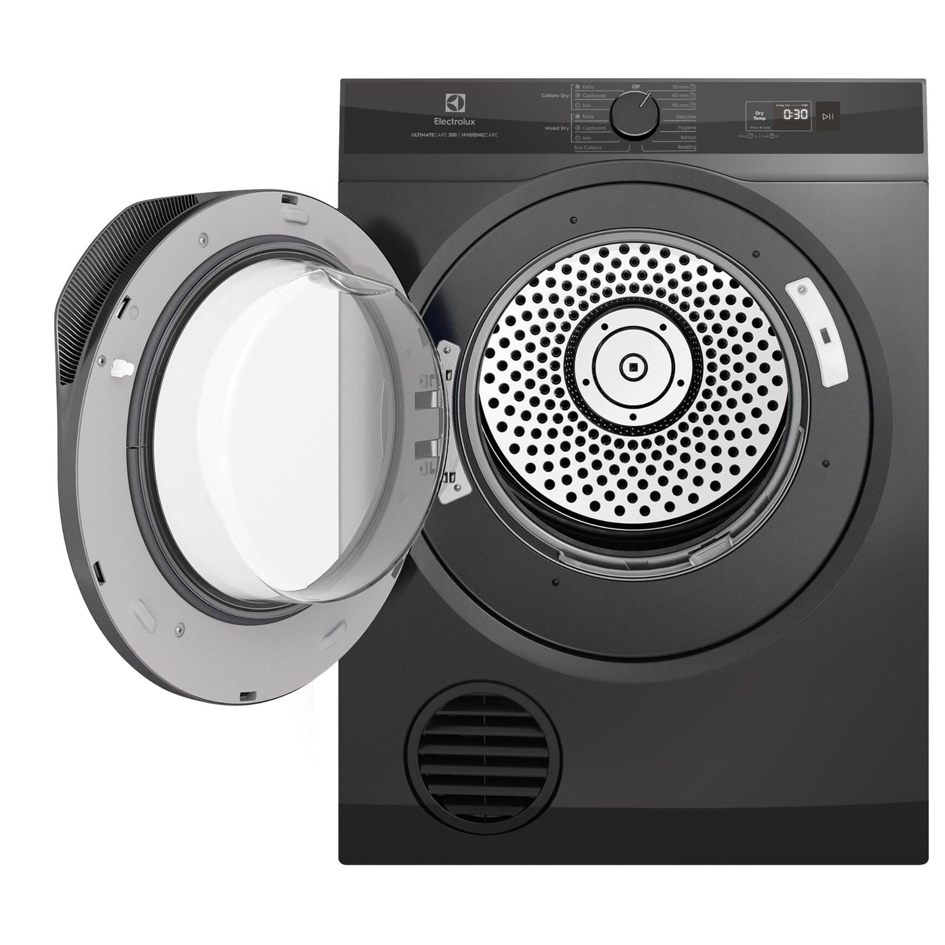 Electrolux EDV705N3SC UltimateCare 7kg Vented Clothes Dryer (Dark Silver)