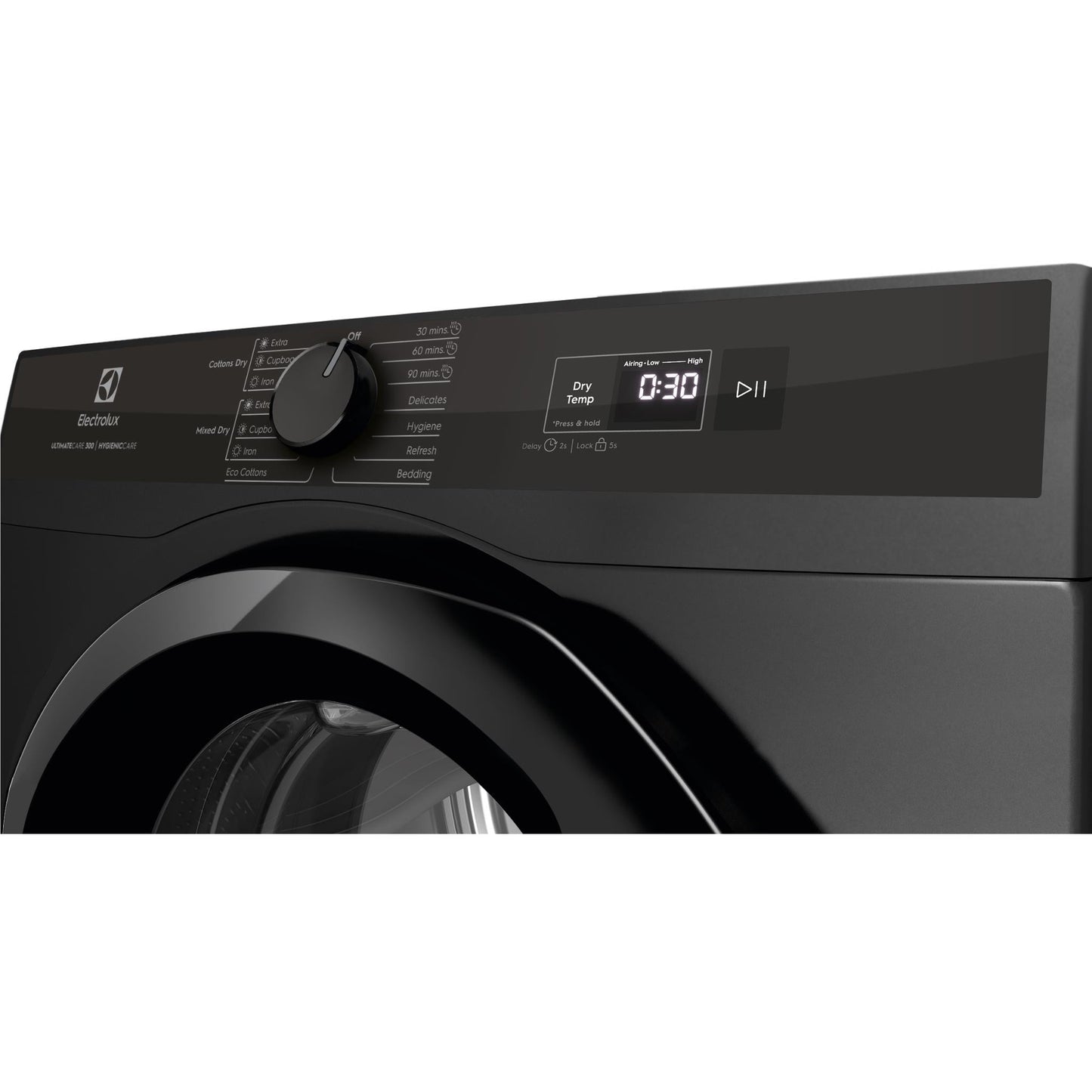 Electrolux EDV705N3SC UltimateCare 7kg Vented Clothes Dryer (Dark Silver)