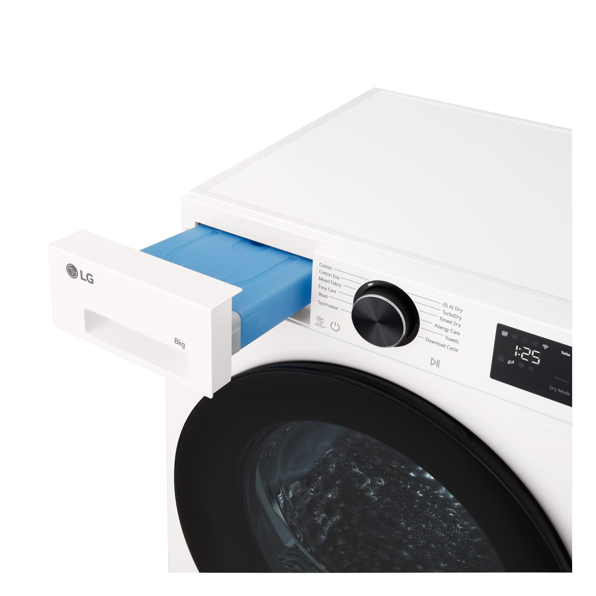 LG DXH3-08W Series 3 8kg AI Heat Pump Dryer