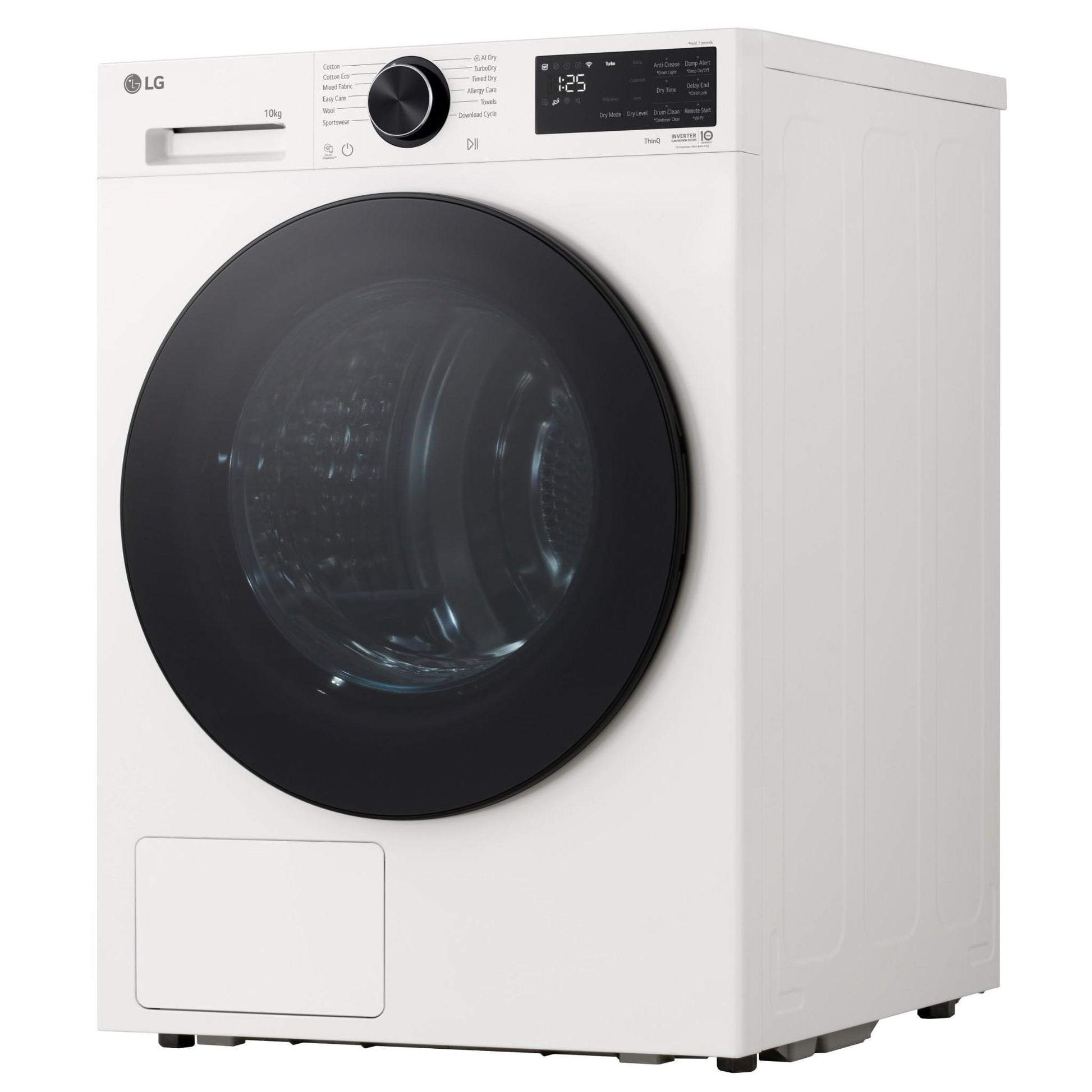 LG DXH3-10W Series 3 10kg AI Heat Pump Dryer
