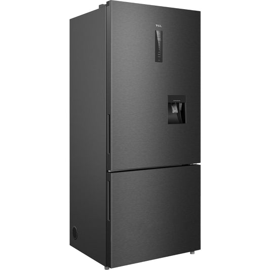 TCL TRF440BHB 412L Bottom Mount Fridge (Black)