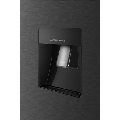 TCL TRF440BHB 412L Bottom Mount Fridge (Black)