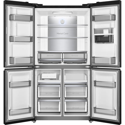 TCL TRF590QHB 590L French Door Fridge (Matte Black)