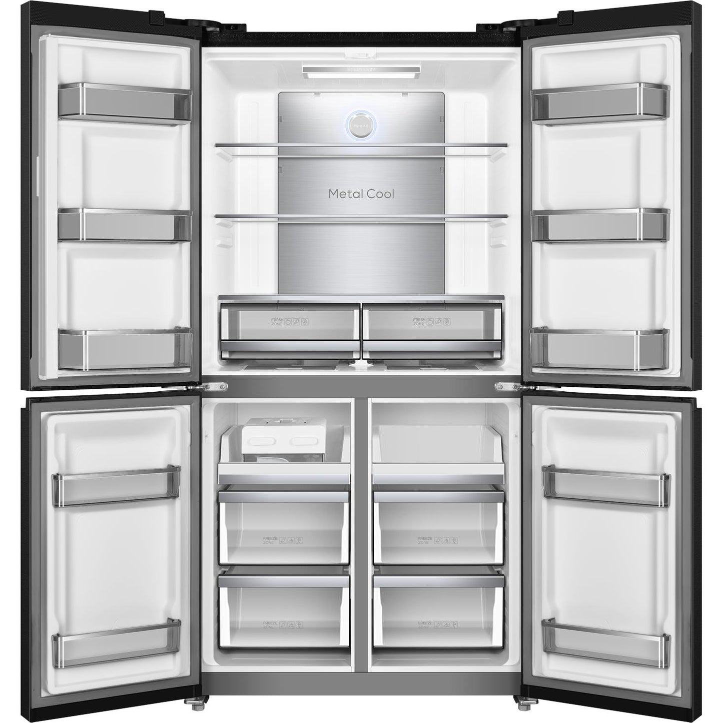 TCL TRF590QB 596L French Door Fridge (Matte Black)