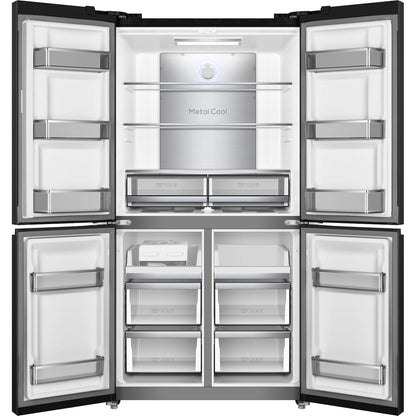 TCL TRF590QB 596L French Door Fridge (Matte Black)