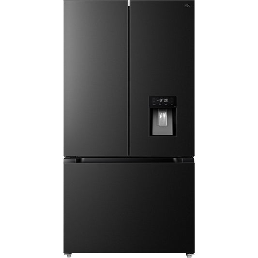 TCL TRF576FHB 575L French Door Fridge (Matte Black)