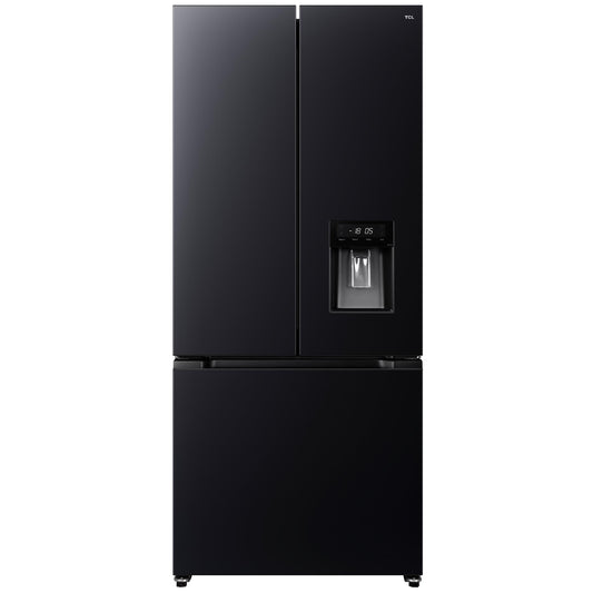 TCL TRF495FHB 496L French Door Fridge (Black)