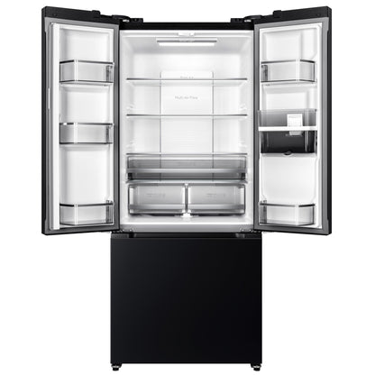 TCL TRF495FHB 496L French Door Fridge (Black)