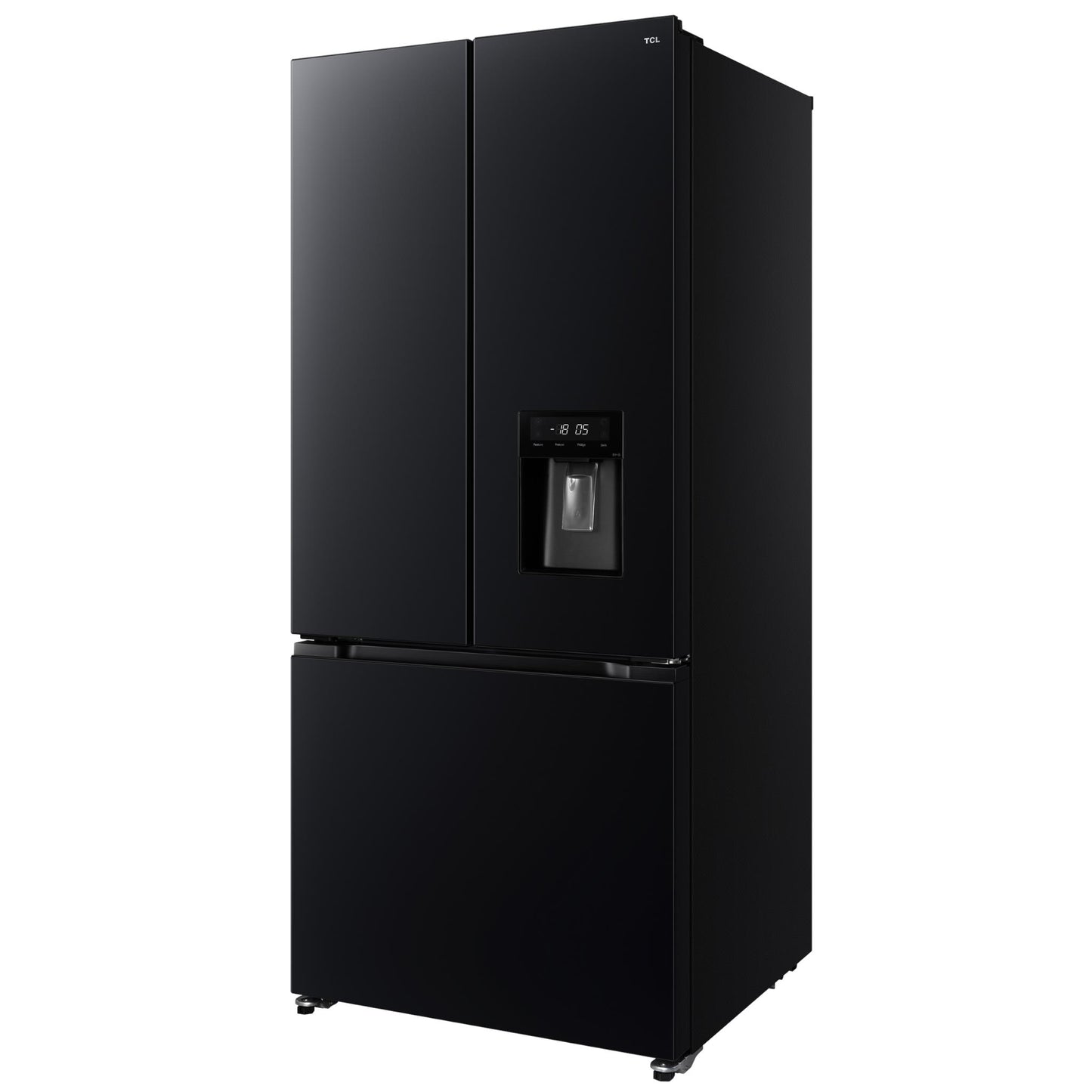 TCL TRF495FHB 496L French Door Fridge (Black)