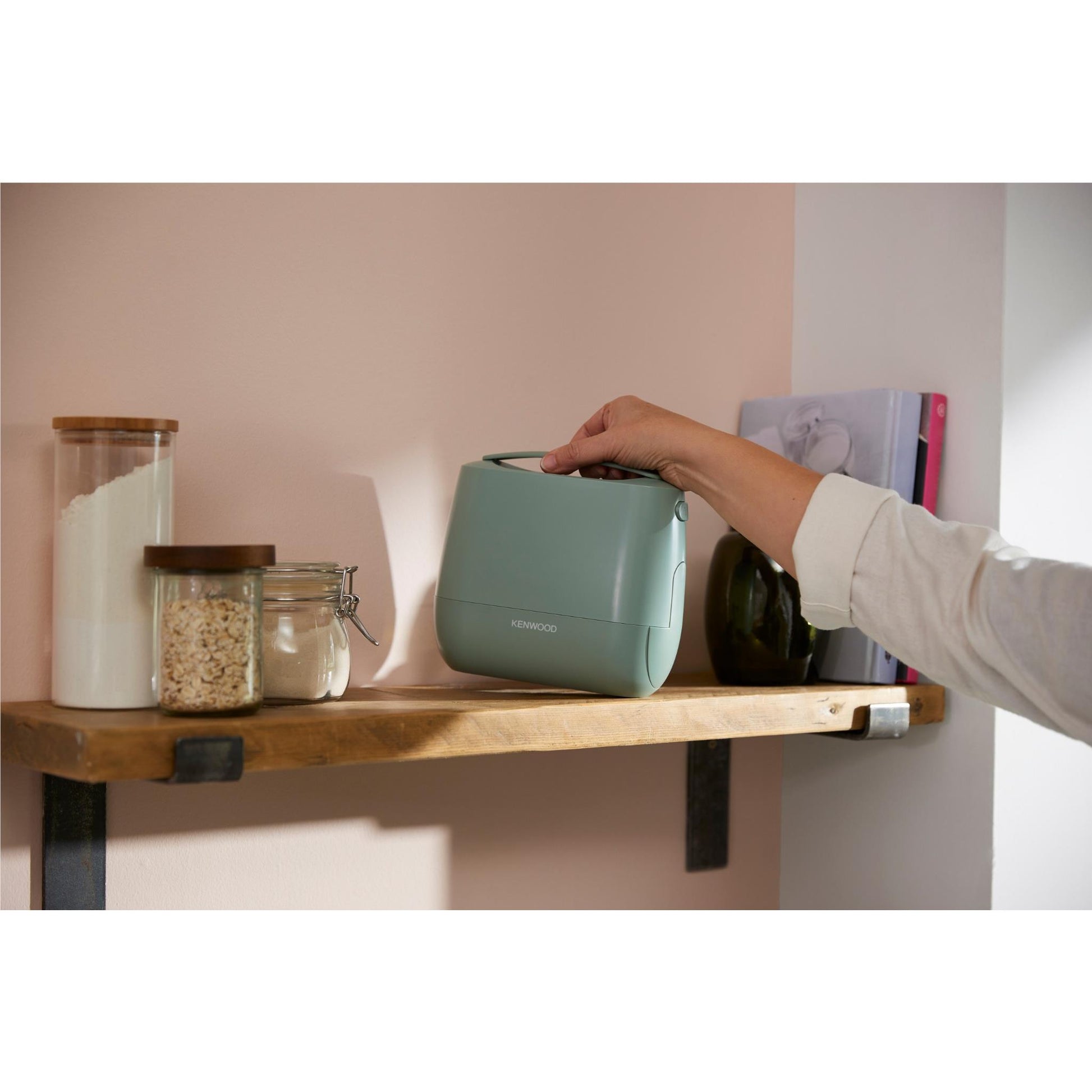 Kenwood QuickMix Go Hand Mixer with Case (Eucalyptus Green)