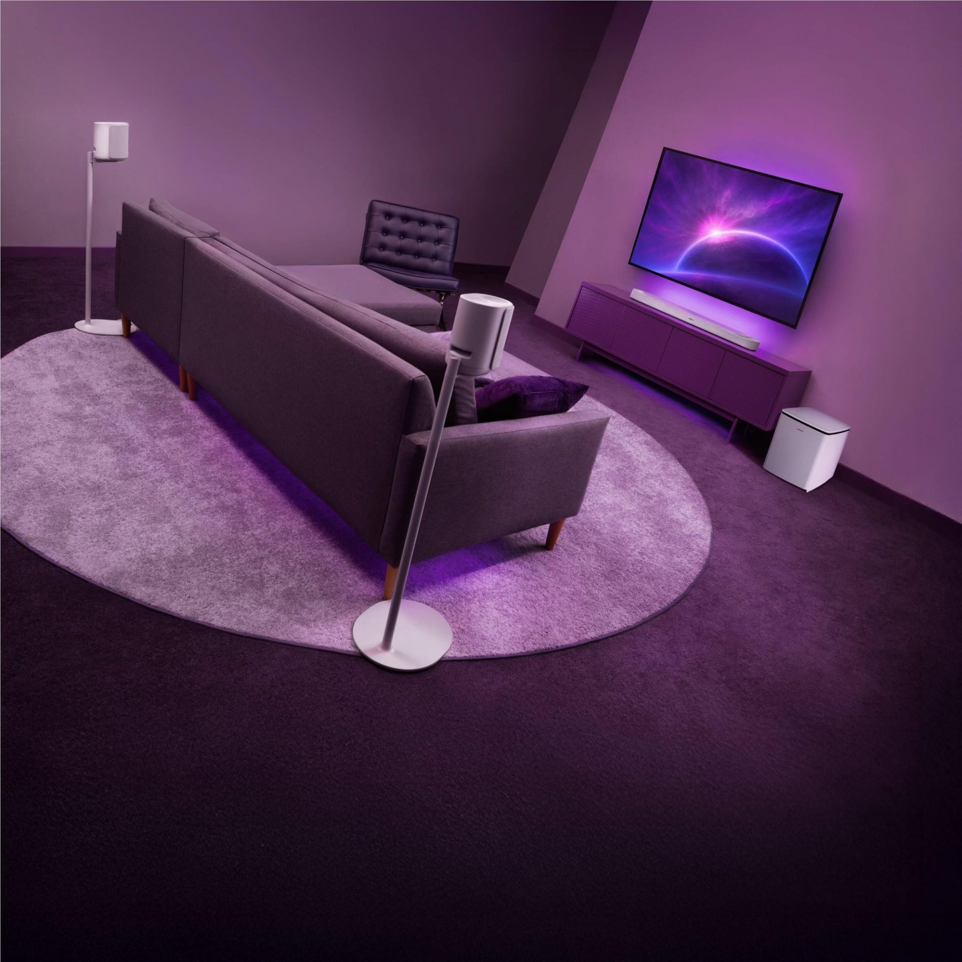 Bose Lifestyle Floor Stand (White Smoke)