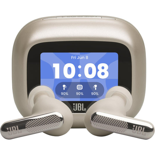JBL Live Beam 4 TWS Adaptive Noise Cancelling Earbuds (Champagne)