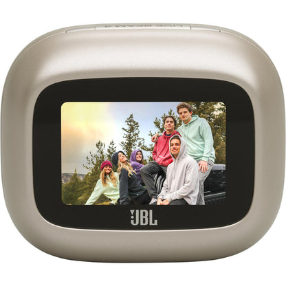 JBL Live Beam 4 TWS Adaptive Noise Cancelling Earbuds (Champagne)