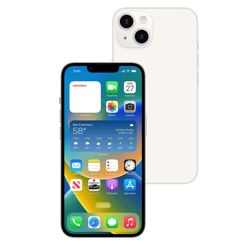 Apple iPhone 14 256GB (Starlight) [*Refurbished: Excellent]