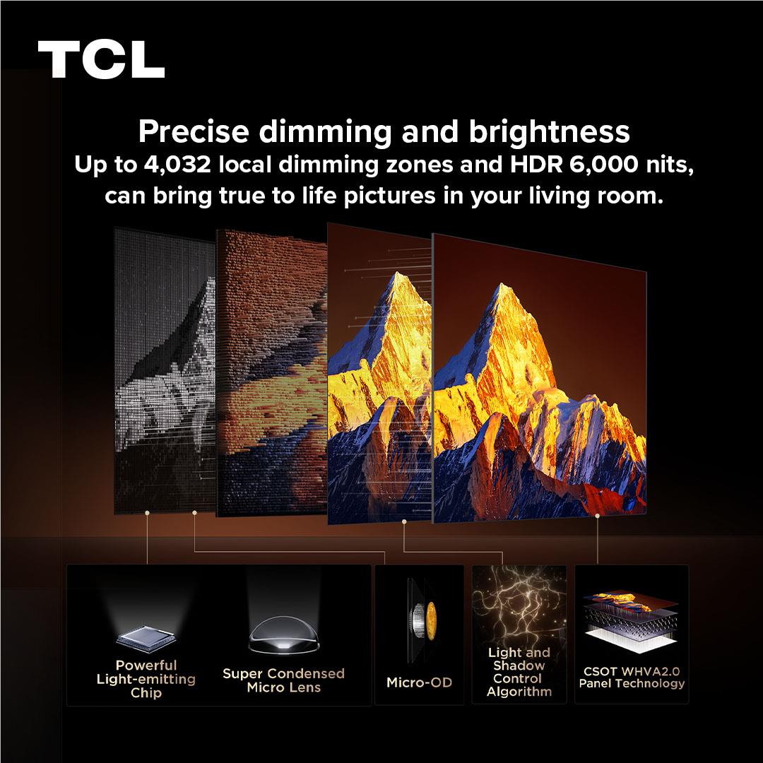 TCL 75" C8L Premium SQD-Mini LED 4K UHD Google TV with Gemini [2026]