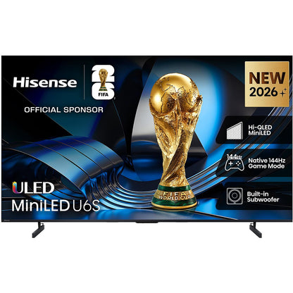 Hisense 50" U6SAU Mini-LED Hi-QLED 4K Smart AI TV [2026]