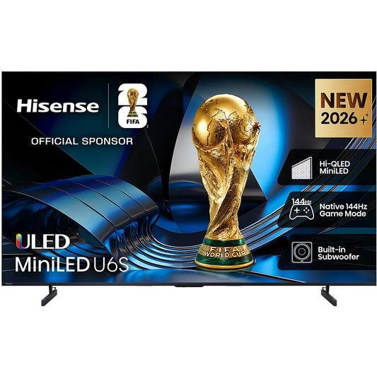 Hisense 50" U6SAU Mini-LED Hi-QLED 4K Smart AI TV [2026]